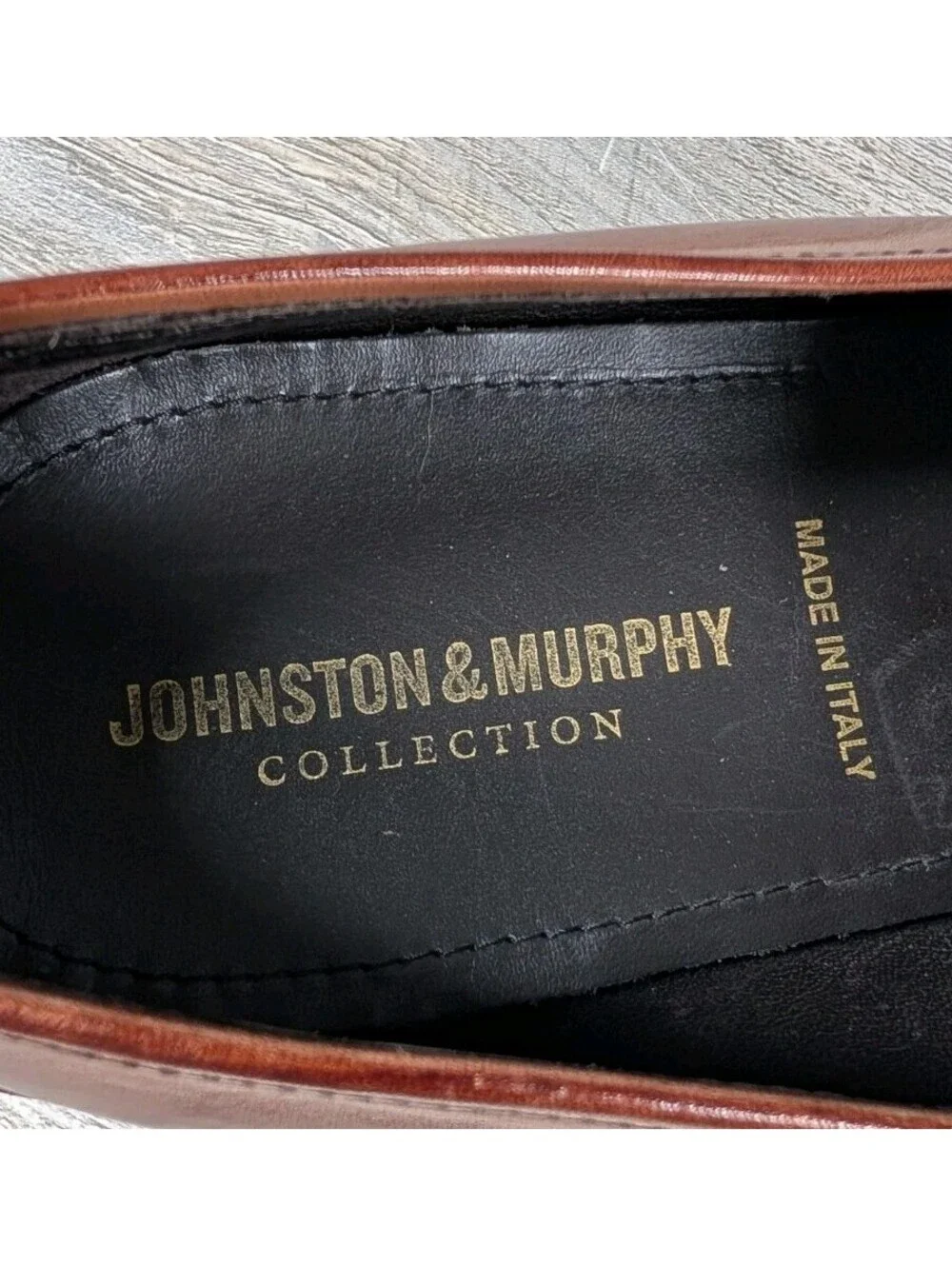 Johnston & Murphy Brown Leather Penny Loafers Size 13